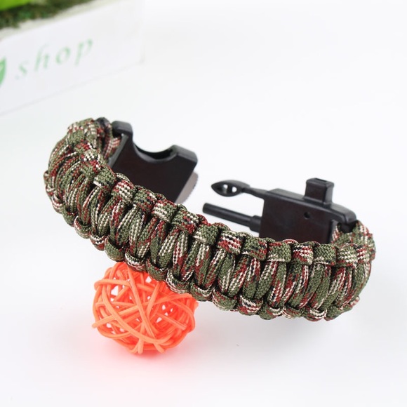 Multifunctional survival bracelet camping mountaineering adventures - Picture 3 of 9